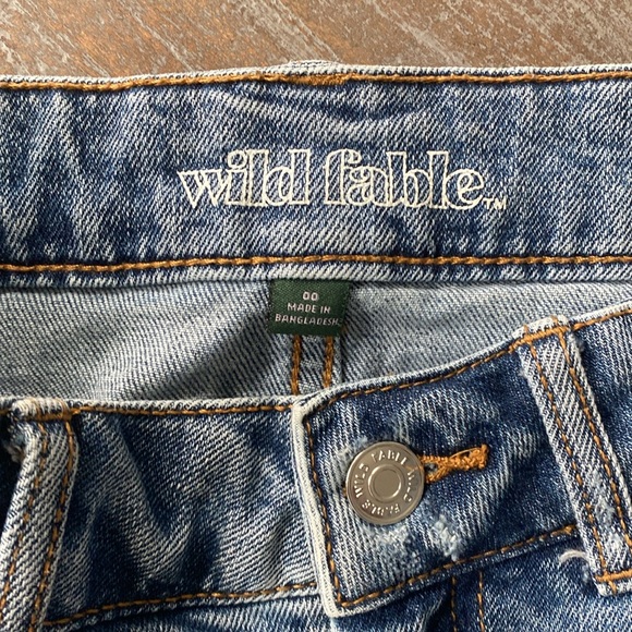 Wild Fable Denim Jean Skirt Size 00 - Picture 2 of 3
